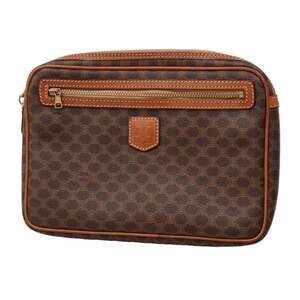 Celine clutch bag in brown Macadam for men